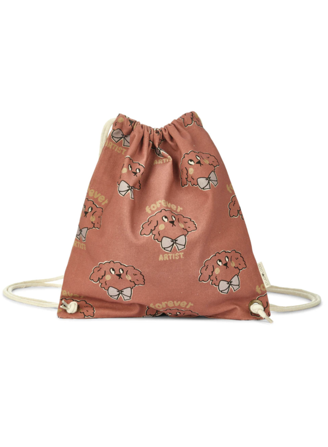 Cotton canvas gymbag dog Studio Loco