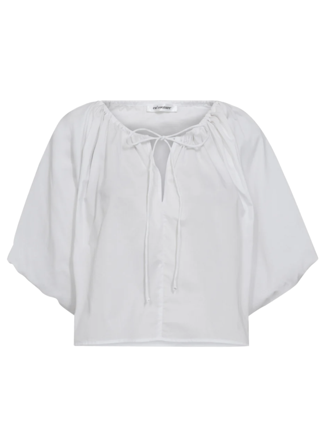 Prima CC Puff Blouse White Co'Couture