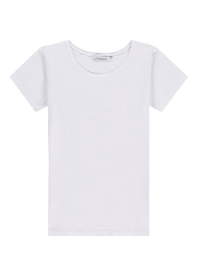 Dames t-shirt - DALLAS - korte mouw - Organic Cotton The Clothed