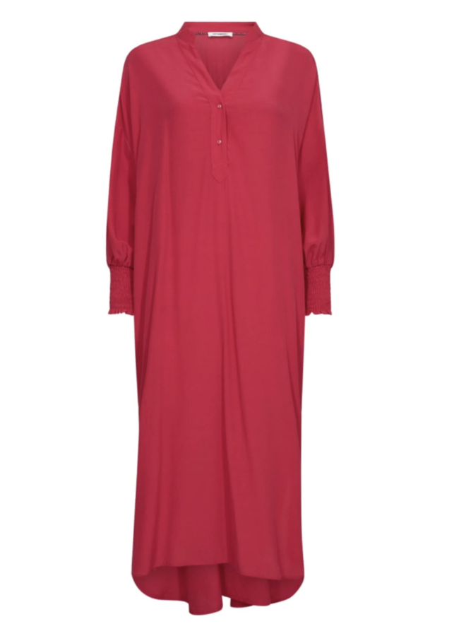 Sunrise CC Smock Tunic Dress Fuchsia - Co' Couture