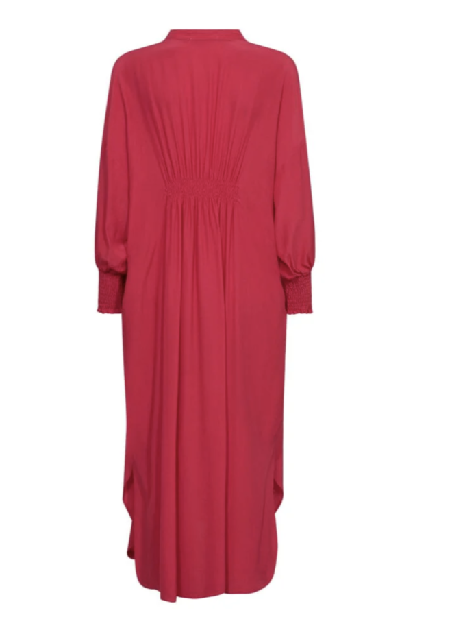 Sunrise CC Smock Tunic Dress Fuchsia - Co' Couture