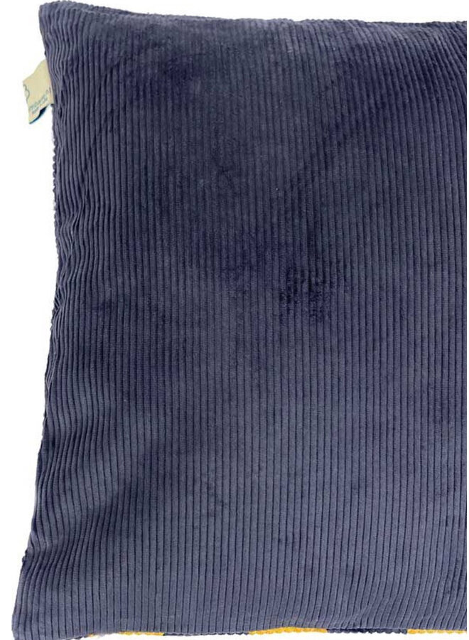 Cushion Blauw/ Oker