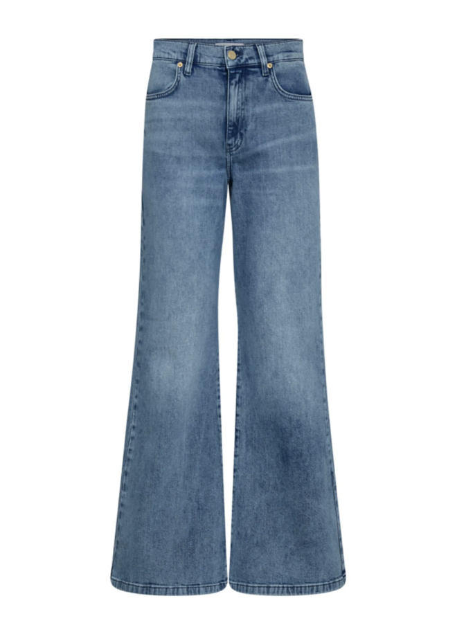 DoryCC Bleach Long Jeans Used denim Co' Couture