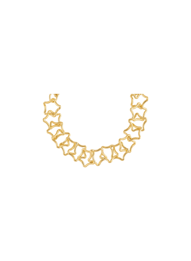 Linked Chunky Stars Bracelet GP Anna+Nina