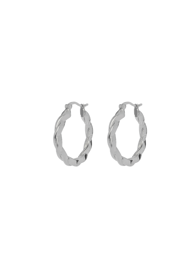 Large Twisted Hoop  Earrings Anna+Nina