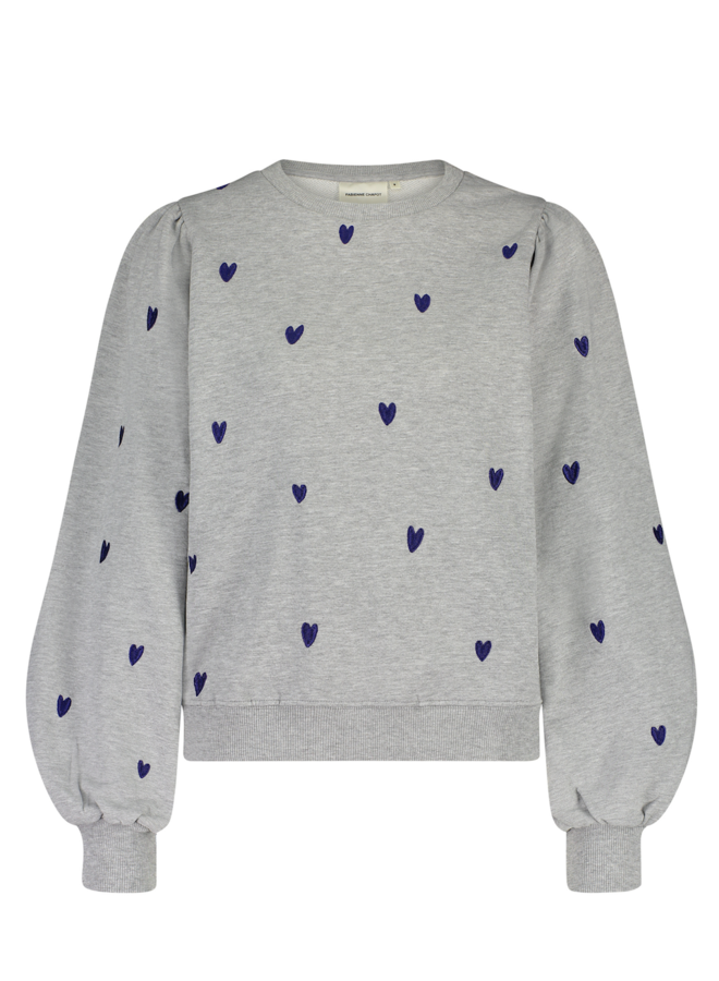 Dina Sweater Grey Melange Fabienne Chapot