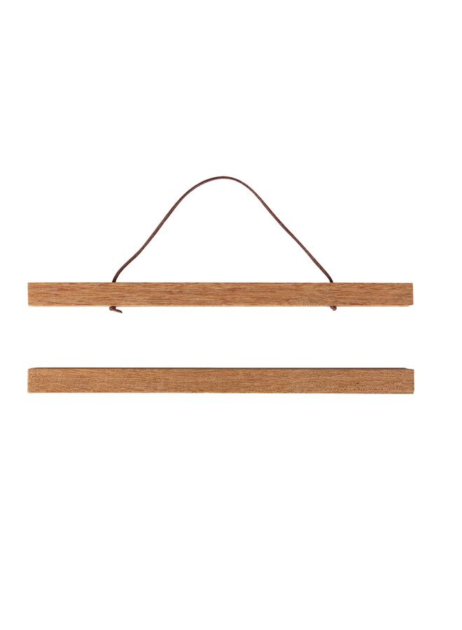Posterhanger teak 50 cm.