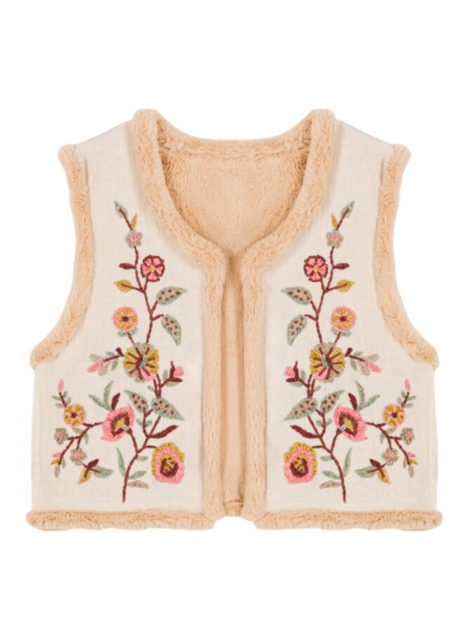 Reversible Vest RENEE cream - Louise Misha