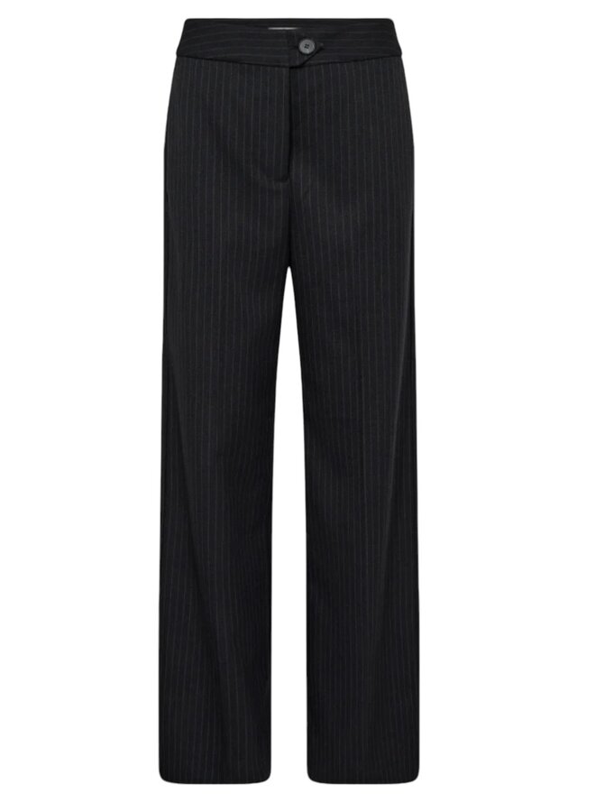 IdaCC Pin Wide Long Pant Dark Grey Co'Couture