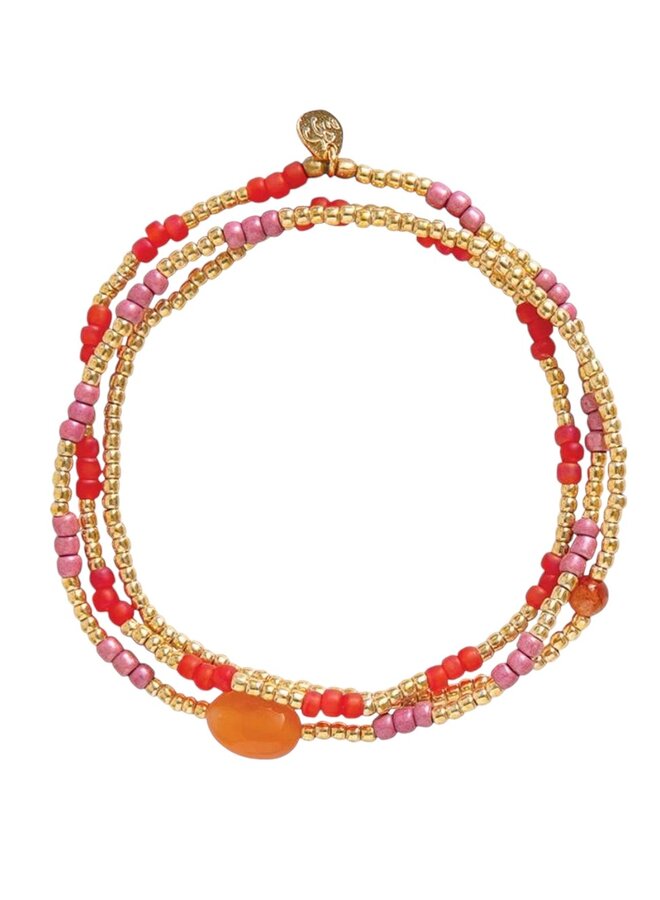 Energetic Carnelian Bracelet GC A Beautiful Story