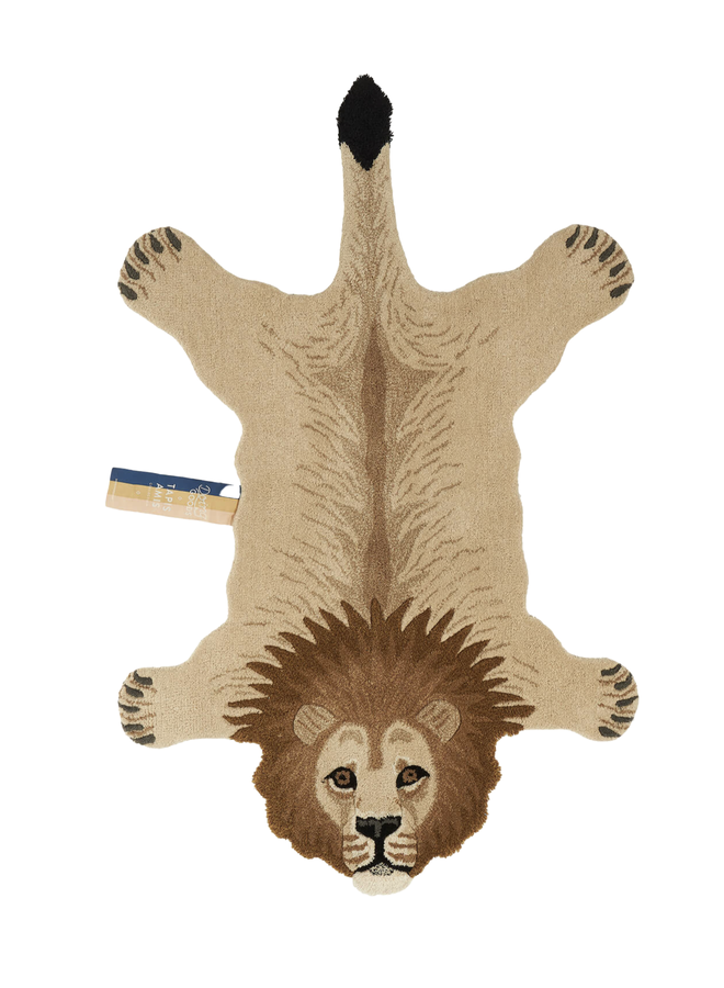 Moody Lion Rug Large Doing Goods