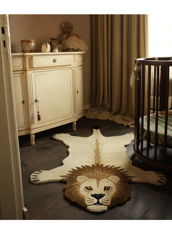 Moody Lion Rug Large Doing Goods