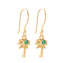Generous Aventurine Earrings Goldplated A Beautiful Story