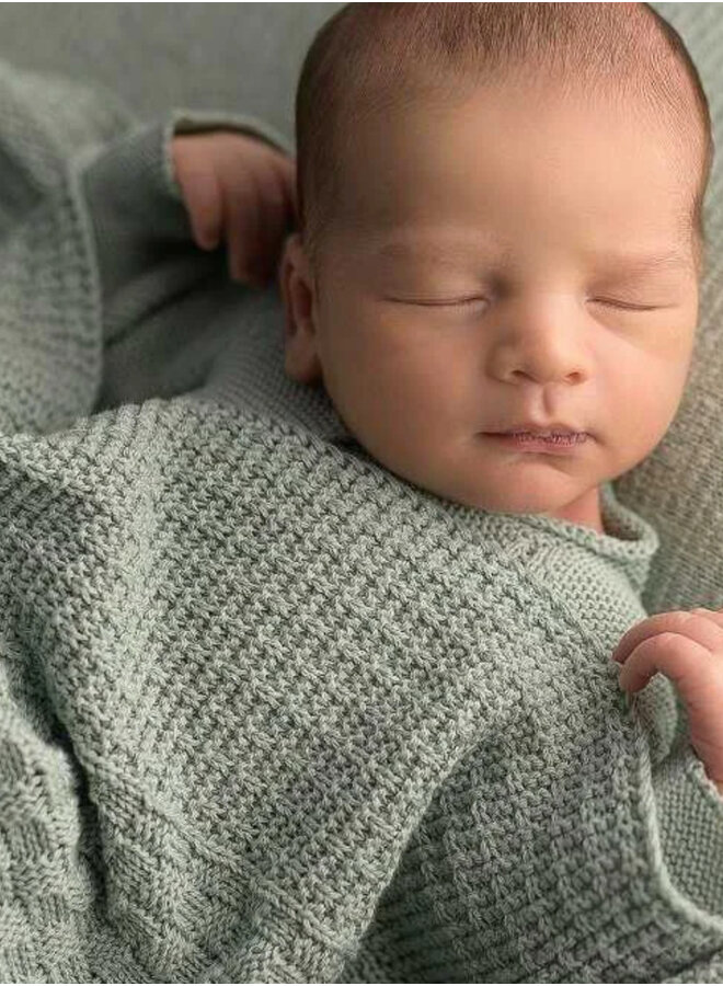 Square baby blanket Mint Micu Micu