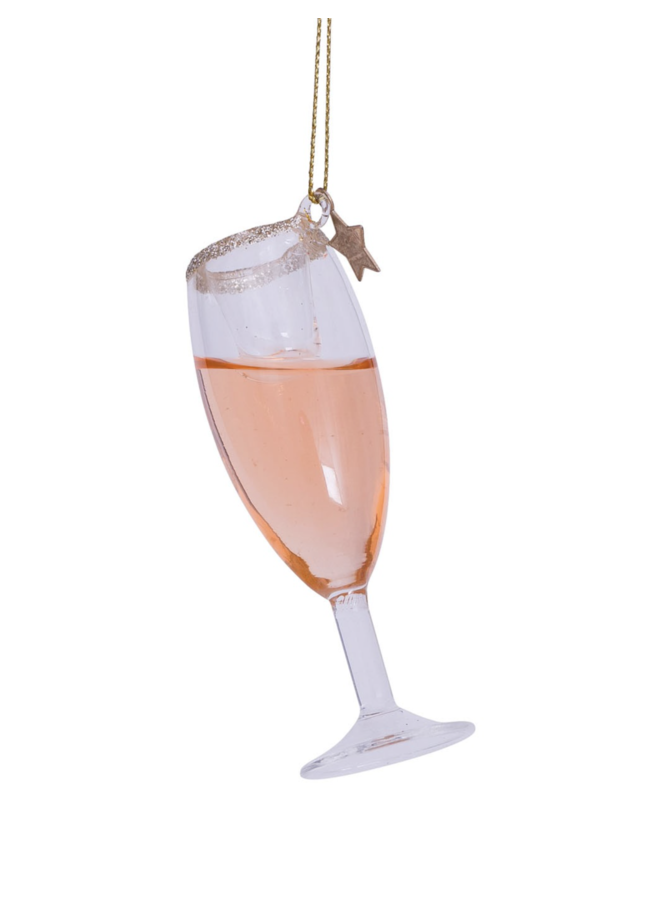 Ornament Glass rose prosecco glass - Vondels