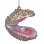 Ornament Glass Champagne Glitter Oyster - Vondels