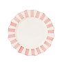 Pink Scalloped Dinner Plate Anna+Nina