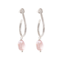 Attracted Rose Quartz Earrings SP A Beautiful Story