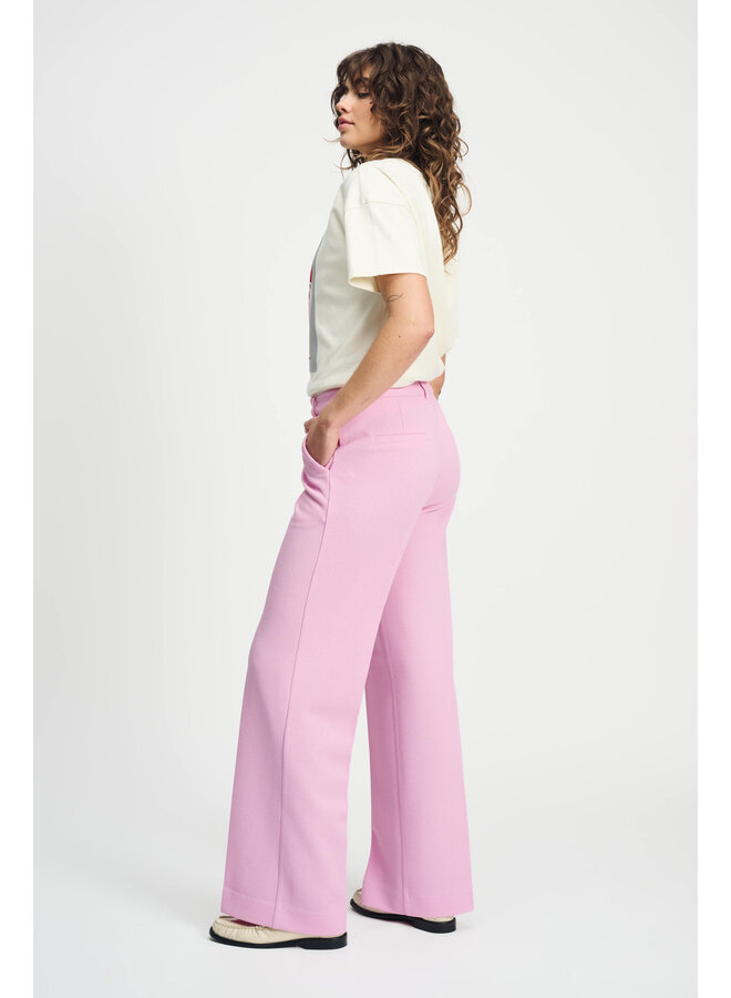 PANTS - Wide Leg Rose Pink Pom Amsterdam