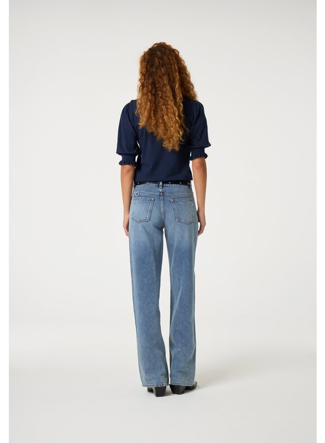 Molly Short Sleeve Pullover After Midnight Blue Fabienne Chapot
