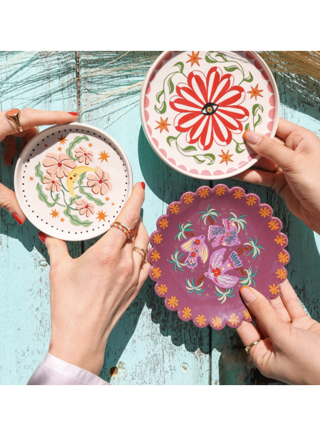 Serving Plate Birds - All the Luck in the World