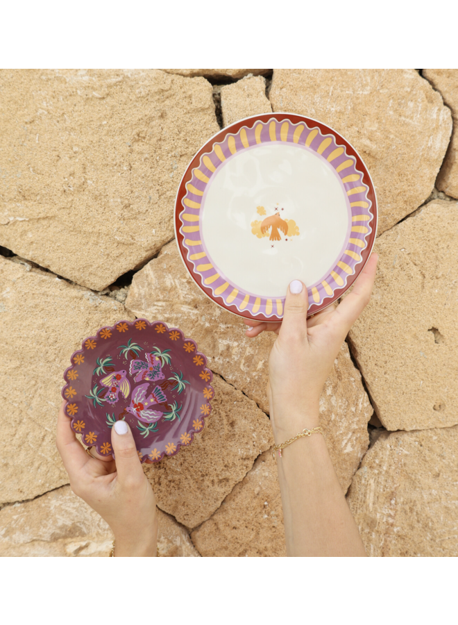Serving Plate Birds - All the Luck in the World