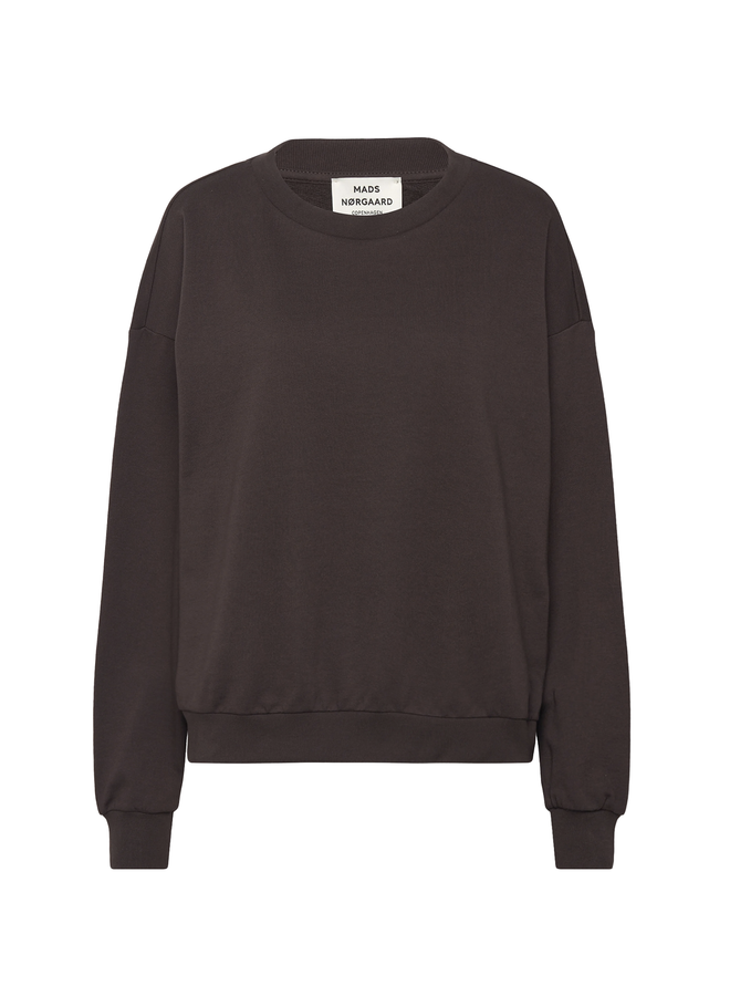 Airy Sweat Denver Sweatshirt Black Coffee - Mads Norgaard