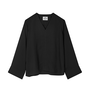 Light Crepe Milly Top Black Mads Norgaard
