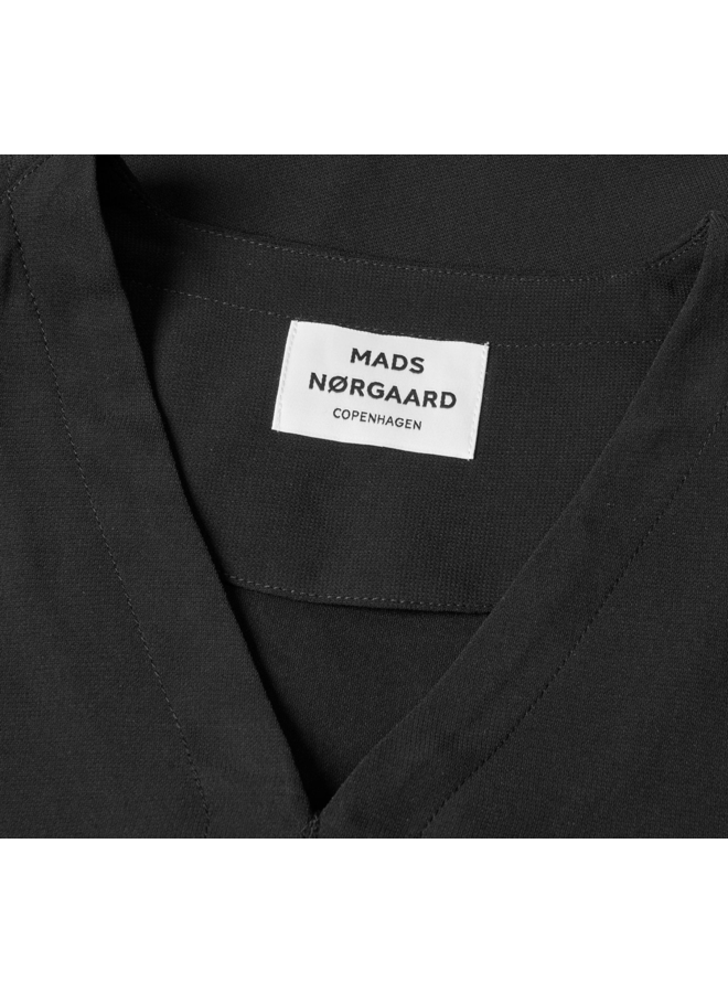 Light Crepe Milly Top Black Mads Norgaard
