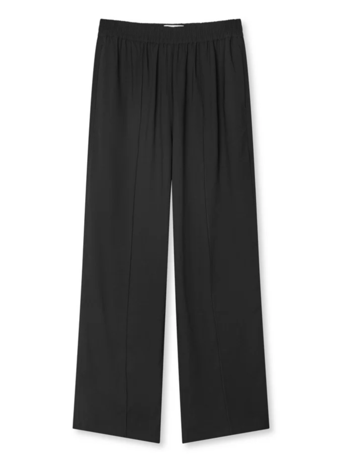 Light Crepe Harper Pants Black Mads Norgaard