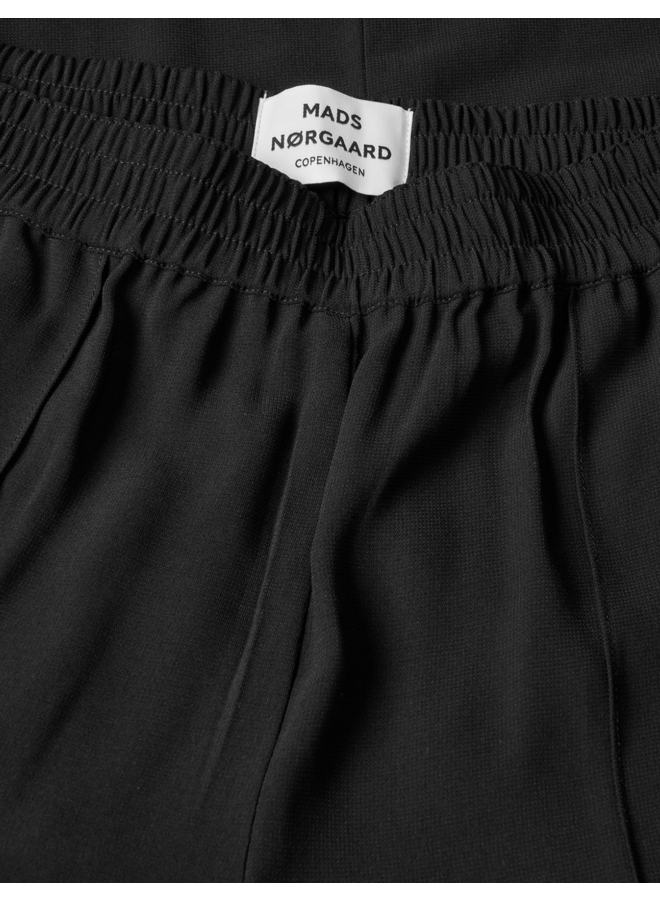 Light Crepe Harper Pants Black Mads Norgaard