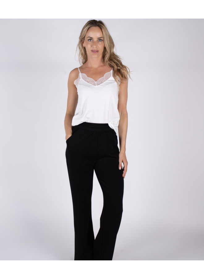Dames top viscose with lace – SAN DIEGO