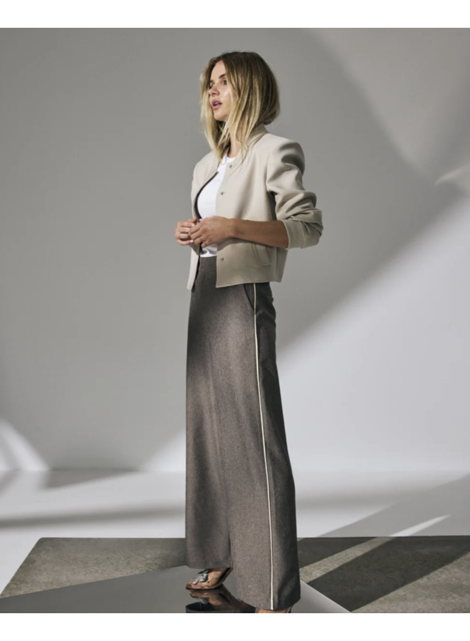 NanaCC Piping Wide LL Pant Mink Co'Couture