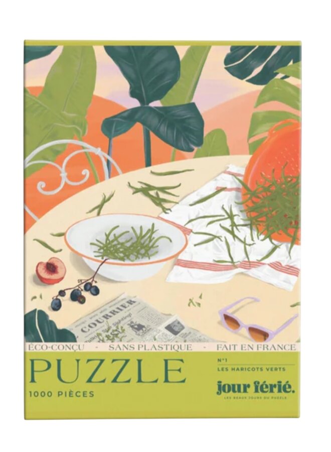 Green Beans puzzle 1000 pcs Jour Ferie