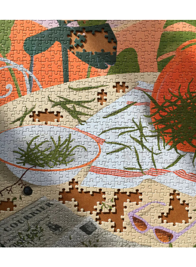 Green Beans puzzle 1000 pcs Jour Ferie