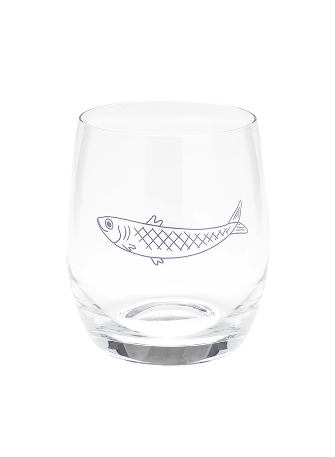 Anna + Nina Sardine Water Glass SALE