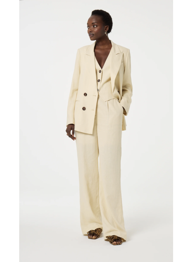 Nura Pleated Trousers Latte Fabienne Chapot SALE