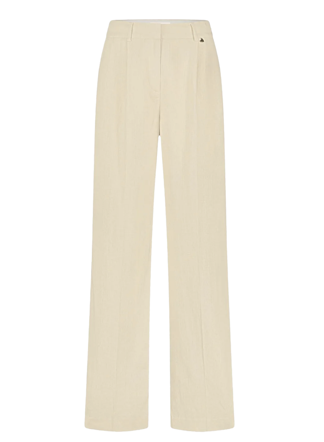 Nura Pleated Trousers Latte Fabienne Chapot SALE