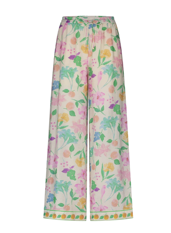 Brent Trousers Warm White Green Fabienne Chapot SALE