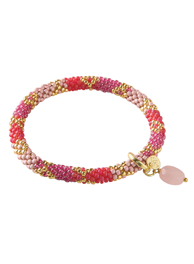 Artistic Rose Quartz Bracelet GC A Beautiful Story