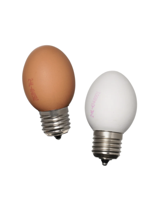 Egg lamp white