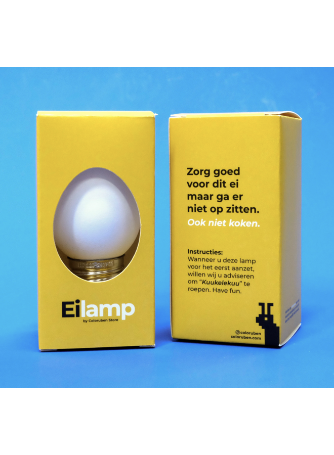 Egg lamp white