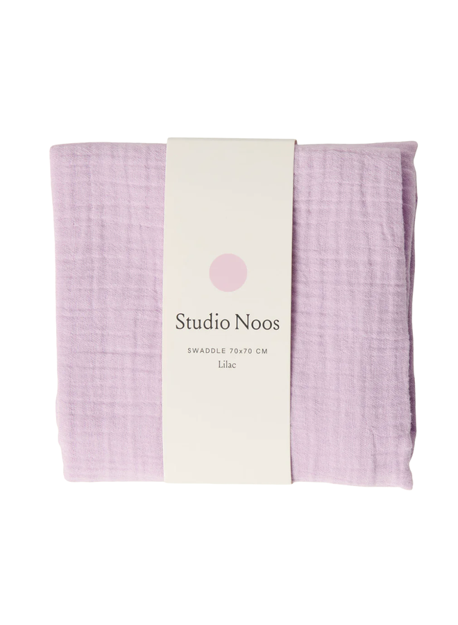 Studio Noos Lilac Swaddle | 70x70 cm Lilac
