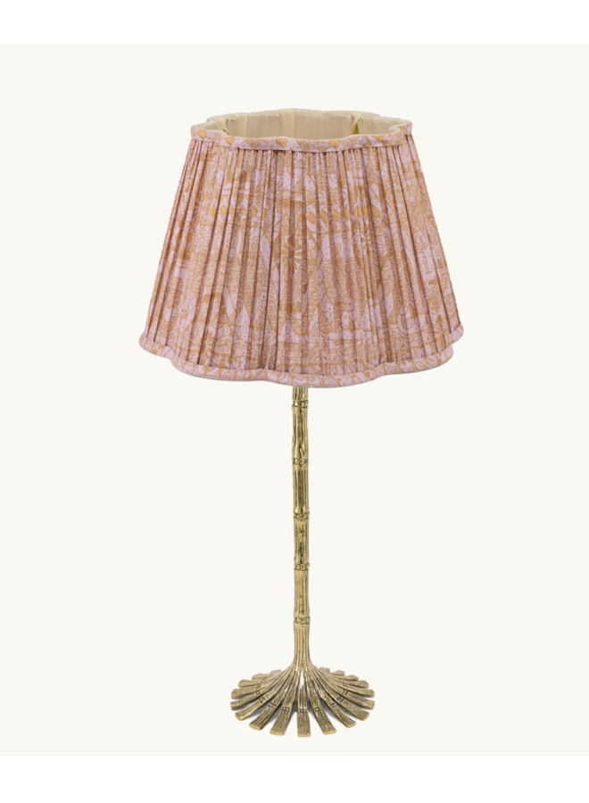 Doing Goods Diya Scalloped Lampshade Cotton Aliya Lilac 30 cm
