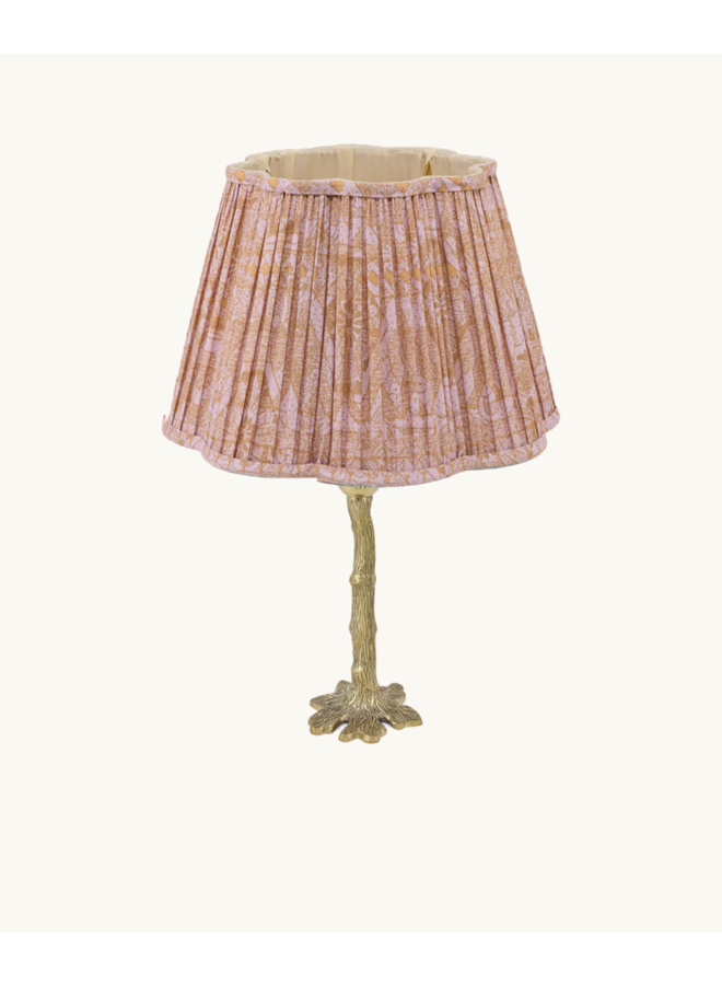 Doing Goods Diya Scalloped Lampshade Cotton Aliya Lilac 30 cm