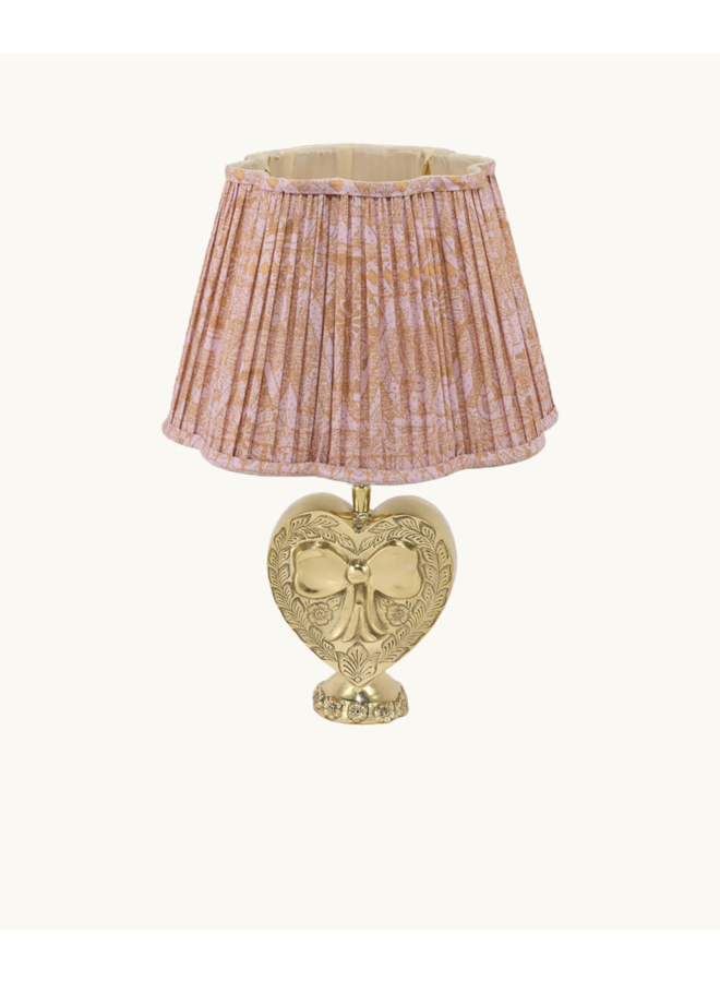 Doing Goods Diya Scalloped Lampshade Cotton Aliya Lilac 30 cm