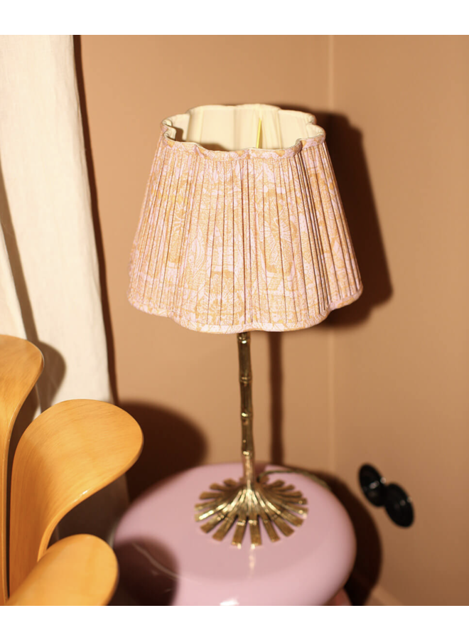 Doing Goods Diya Scalloped Lampshade Cotton Aliya Lilac 30 cm