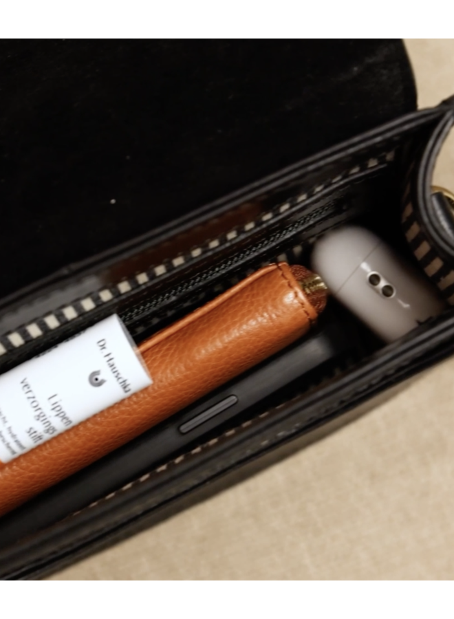 Audrey Mini Black Classic Leather Bag O My Bag