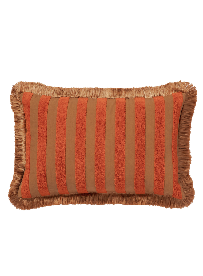 Cushion Jackie Coral & Caramel Palais Sustainable Luxury