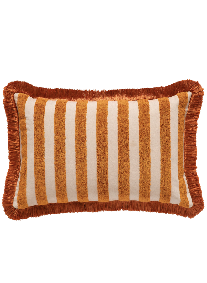 Cushion Jackie Rust & Sand (Filling included) Palais Sustainable Luxury